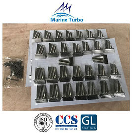 T- MITSUBISHI Turbocharger / T- MET Series Turbine Blades For Marine And Stationary Engines Maintenance Parts